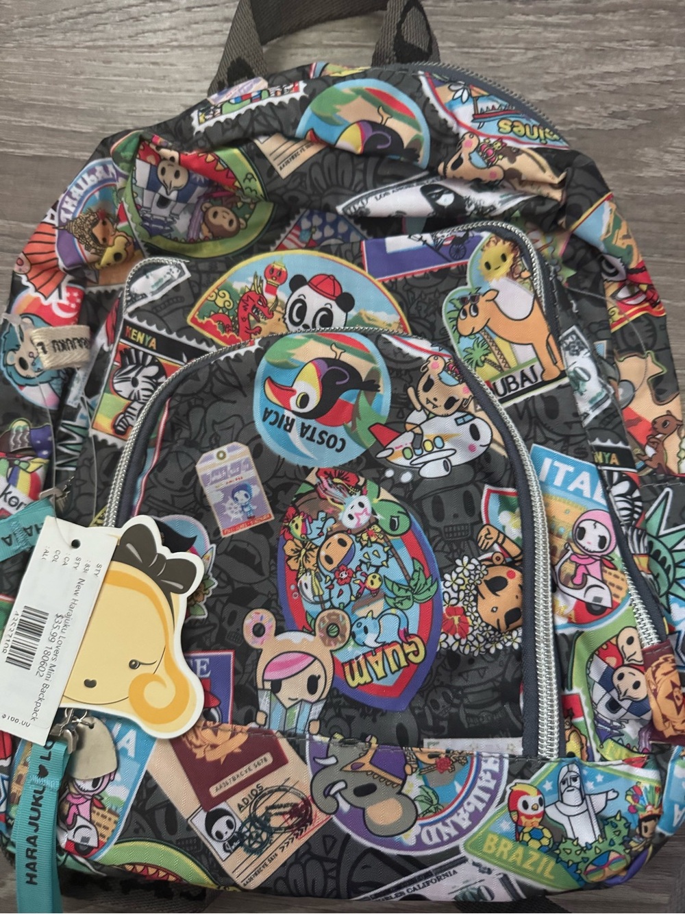 Harajuku Mini Backpack - Multicolor - Picture 2 of 4